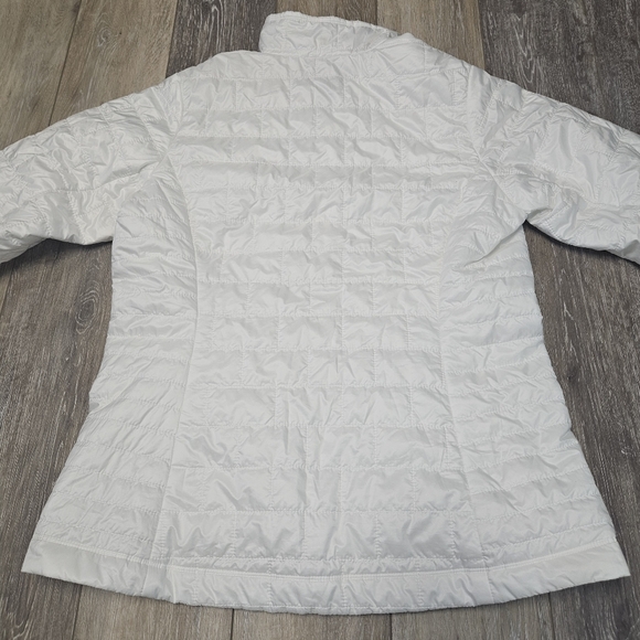 Patagonia Nano Puffer Jacket White Lightweight Winter Coat Womens Large Gorpcore - Picture 4 of 11